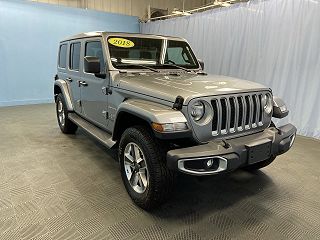 2018 Jeep Wrangler Sahara 1C4HJXEN0JW296018 in East Hartford, CT 1