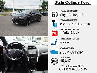 2019 Lincoln MKC Reserve 5LMTJ3DH0KUL43410 in State College, PA 19