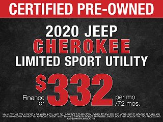 2020 Jeep Cherokee Limited Edition 1C4PJMDN5LD537100 in Butler, NJ 2