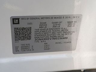 2021 Chevrolet Equinox LT 3GNAXKEV7MS156400 in Wendell, NC 32