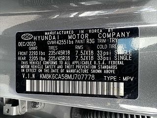 2021 Hyundai Kona Night KM8K6CA58MU707778 in New Rochelle, NY 15