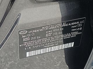 2021 Hyundai Sonata SEL 5NPEF4JA8MH108362 in Millville, NJ 26