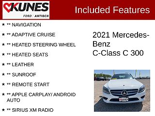 2021 Mercedes-Benz C-Class C 300 W1KWF8EB7MR640389 in Antioch, IL 2