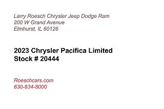2023 Chrysler Pacifica Limited 2C4RC1GG0PR628793 in Elmhurst, IL 2