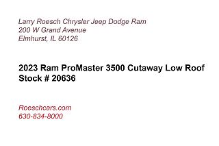 2023 Ram ProMaster 3500 3C7WRVMG9PE593236 in Elmhurst, IL 2