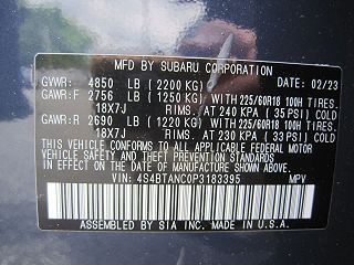2023 Subaru Outback Limited 4S4BTANC0P3183395 in Belmont, MA 20