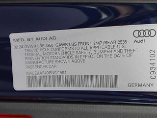2024 Audi A4 Premium Plus WAUEAAF49RN011594 in Matthews, NC 25