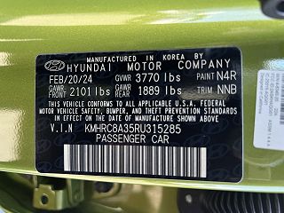 2024 Hyundai Venue SEL KMHRC8A35RU315285 in Lilburn, GA 35