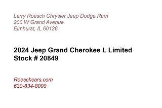 2024 Jeep Grand Cherokee L Limited Edition 1C4RJKBG2R8543195 in Elmhurst, IL 2